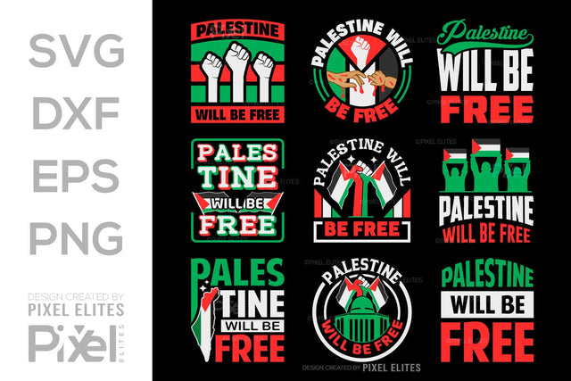 Palestine Will Be Free SVG Free Palestine Tshirt Bundle Palestine Quote Design, PET 00358 SVG ETC Craft 