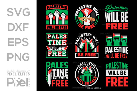Palestine Will Be Free SVG Free Palestine Tshirt Bundle Palestine Quote Design, PET 00358 SVG ETC Craft 