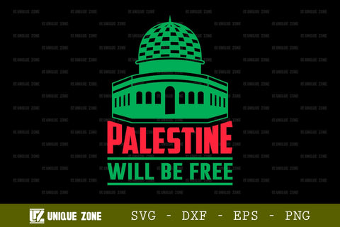 Palestine Will Be Free SVG Freedom For Palestine Tshirt Bundle Palestine Quote Design, TG 0025 SVG Unique Zone 