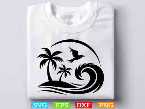 Palm Tree SVG Bundle, Palm Cut File, Beach Life Svg SVG Creativeart88 