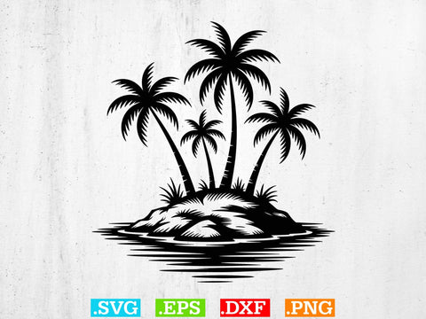 Palm Tree SVG Bundle, Palm Cut File, Beach Life Svg SVG Creativeart88 