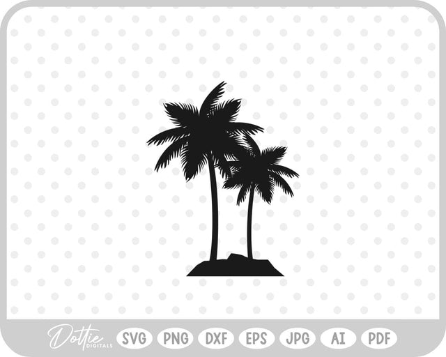 Palm Tree SVG DottieDigitals 
