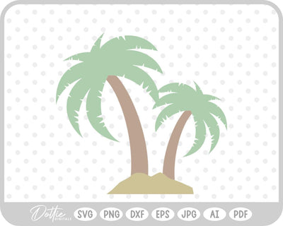 Palm Tree SVG DottieDigitals 