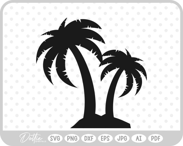 Palm Tree SVG DottieDigitals 