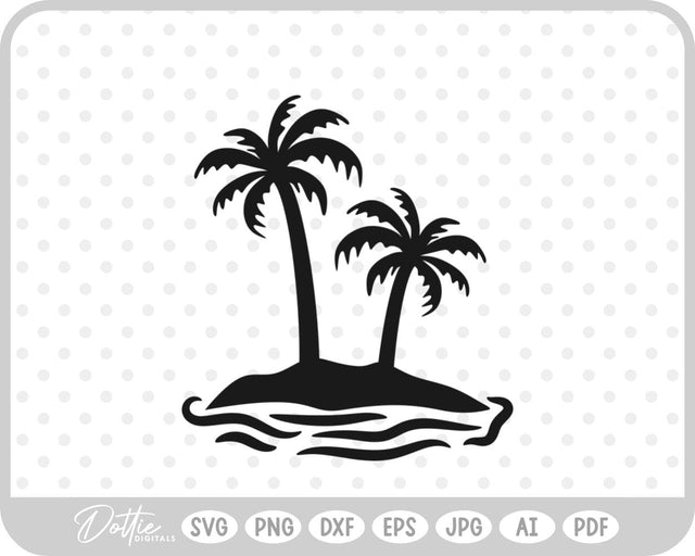 Palm Tree SVG DottieDigitals 