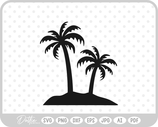 Palm Tree SVG DottieDigitals 