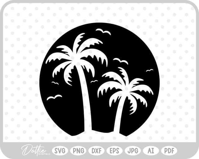 Palm Tree SVG DottieDigitals 