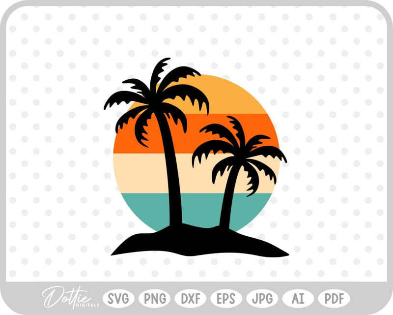 Palm Tree SVG DottieDigitals 