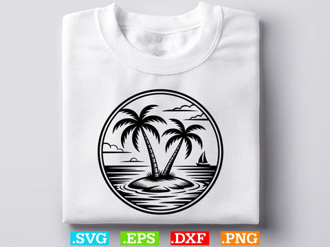 Palm Tree SVG, Palm Cut File, Beach Life Svg SVG Creativeart88 