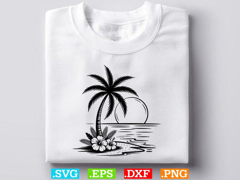 Palm Tree SVG, Palm Cut File, Beach Life Svg SVG Creativeart88 