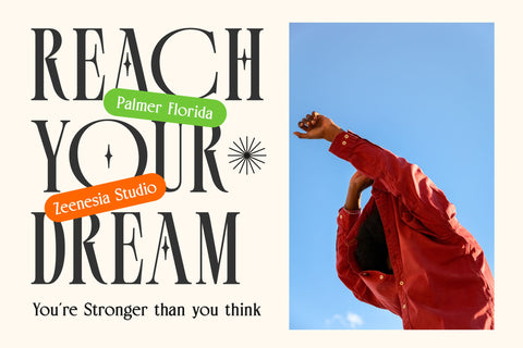 Palmer Florida Font Zeenesia Std 