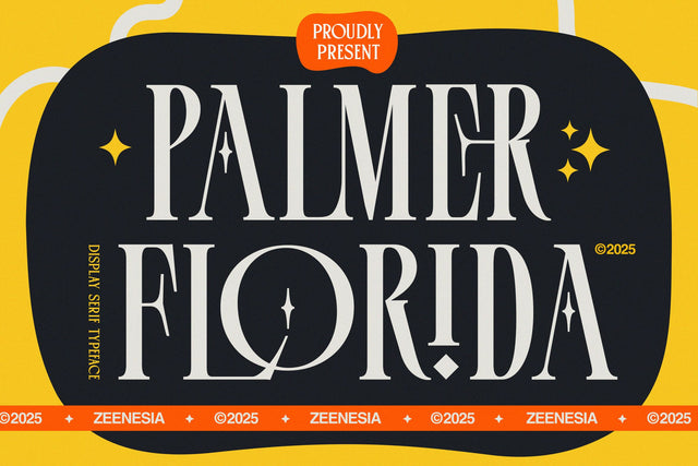 Palmer Florida Font Zeenesia Std 