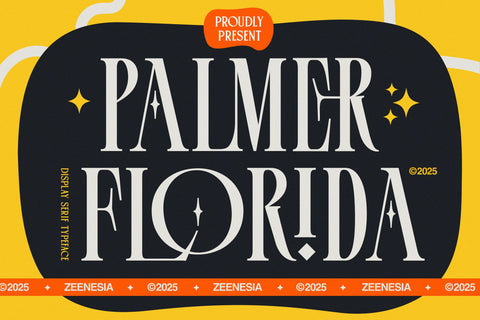 Palmer Florida Font Zeenesia Std 
