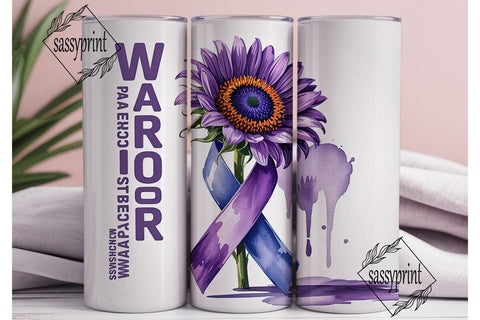 Pancreatic Cancer Warrior 20oz Tumbler Sublimation sassyprint 