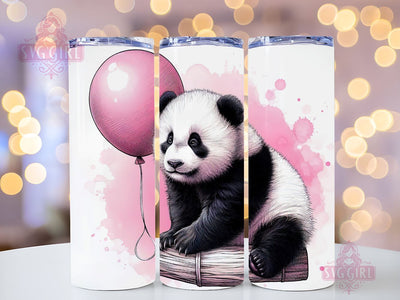 Panda 20oz Tumbler Wrap PNG, Panda Sublimation, Sublimation Design, Instant Digital Download Sublimation SvggirlplusArt 