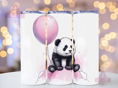 Panda 20oz Tumbler Wrap PNG, Panda Sublimation, Sublimation Design, Instant Digital Download Sublimation SvggirlplusArt 