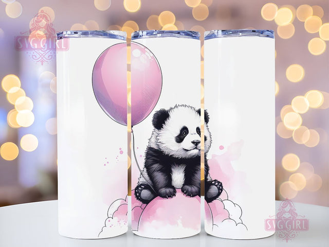 Panda 20oz Tumbler Wrap PNG, Panda Sublimation, Sublimation Design, Instant Digital Download Sublimation SvggirlplusArt 
