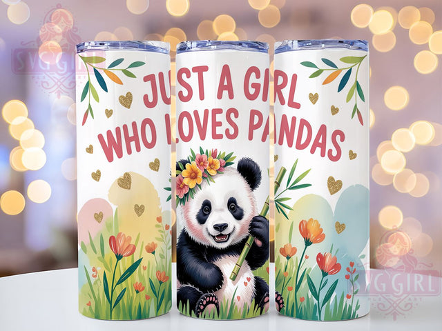 Panda Love Wildlife Tumbler, Mom Present Cup, Family Role Tumbler, Multi Generation Gift, Mother's Day Present, Grandma Love Design, Parent Gift Cup Sublimation SvggirlplusArt 