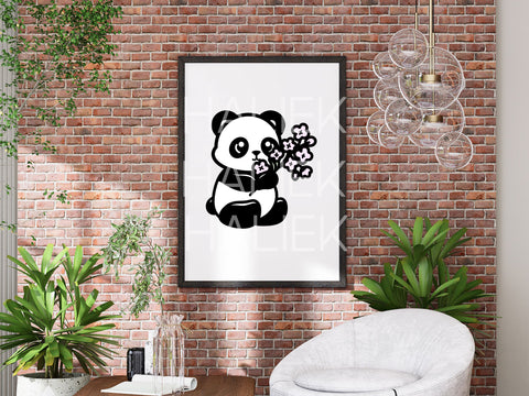 Panda SVG Design Set SVG HalieKStudio 