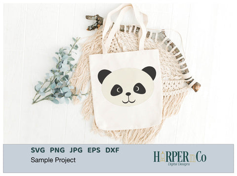Panda SVG PNG Cut EPS File SVG HarperNCo 