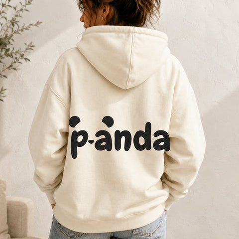 Panda Word Embroidery Design – Cute Panda Face Typography Animal Machine Embroidery File Embroidery/Applique DESIGNS PatternFeed8 
