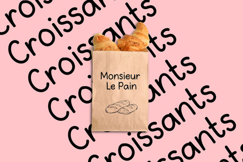 Pandas and Bamboo Font Cotton White Studio 