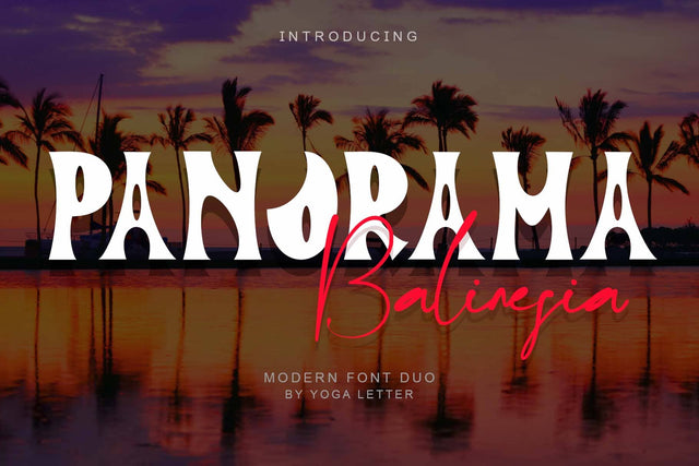 Panorama Balinesia Font Prasetya Letter 