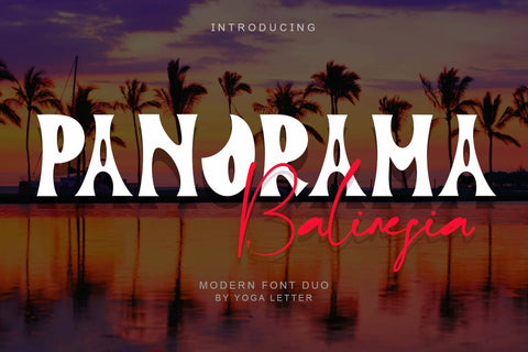 Panorama Balinesia Font Prasetya Letter 