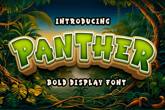 Panther Font Mozarella 