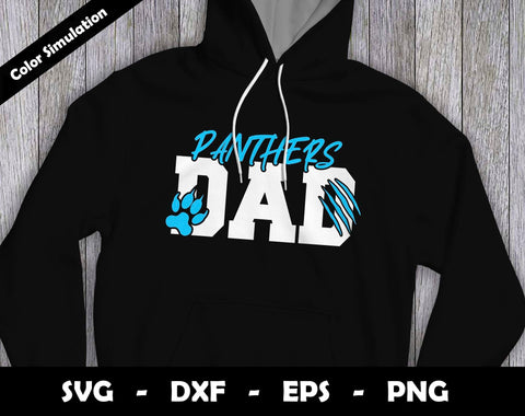Panthers Dad SVG Cut File, Panthers logo SVG Design, Panthers Dad Football, T-Shirt Sublimation Design Png SVG Arthur Arellano 