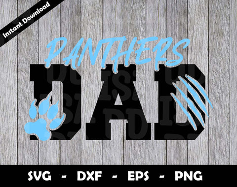 Panthers Dad SVG Cut File, Panthers logo SVG Design, Panthers Dad Football, T-Shirt Sublimation Design Png SVG Arthur Arellano 