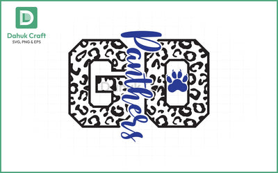 Panthers Football SVG – Leopard Year SVG PNG & EPS V1 SVG dahukdesign 