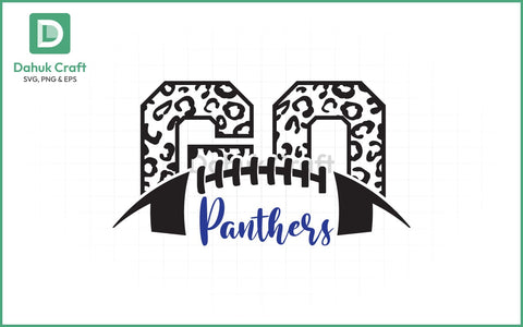 Panthers Football SVG – Leopard Year SVG PNG & EPS V2 SVG dahukdesign 