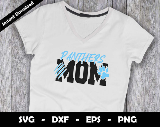 Panthers Mom SVG Cut File, Panthers logo SVG Design, Panthers Mom Football, T-Shirt Sublimation Design Png SVG Arthur Arellano 