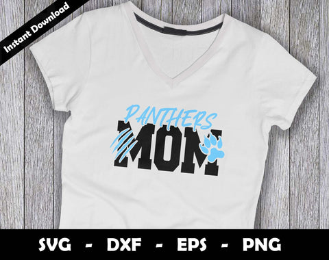 Panthers Mom SVG Cut File, Panthers logo SVG Design, Panthers Mom Football, T-Shirt Sublimation Design Png SVG Arthur Arellano 
