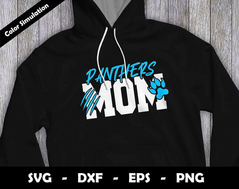 Panthers Mom SVG Cut File, Panthers logo SVG Design, Panthers Mom Football, T-Shirt Sublimation Design Png SVG Arthur Arellano 