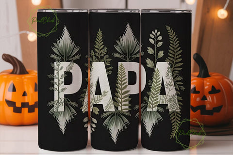 Papa Bear 20oz Tumbler Wrap Sublimation PixelChick 