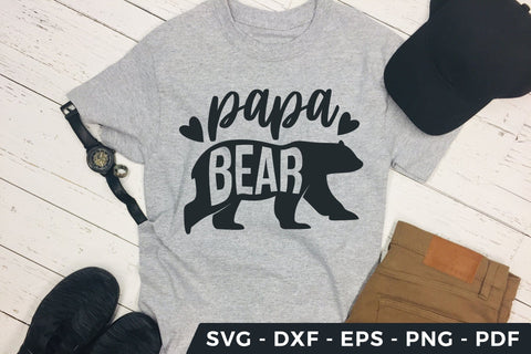 Papa Bear, Father's Day SVG SVG CraftLabSVG 