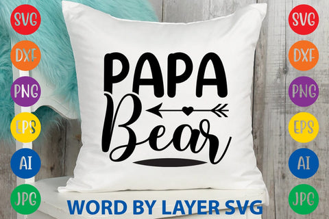 Papa Bear svg design SVG Rafiqul20606 