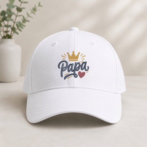 Papa Embroidery Design – Papa Crown Heart Machine Embroidery File, Dad Grandpa Father Gift Design Embroidery/Applique DESIGNS PatternFeed8 