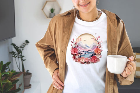 Paper Art Landscape Sublimation Bundle Sublimation Designangry 