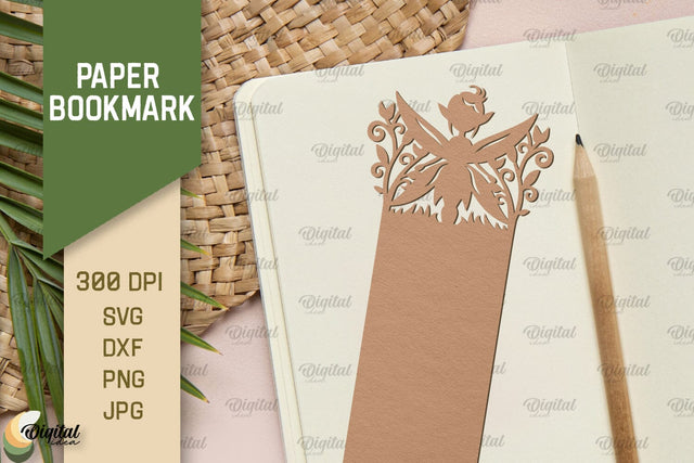 Paper Bookmark SVG. Fantasy Bookmark Paper Cut 3D Paper Evgenyia Guschina 