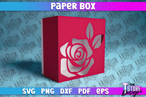 Paper Box SVG | Paper Cut SVG | Home Design SVG The T Store Design 
