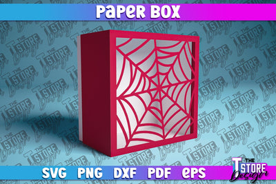 Paper Box SVG | Paper Cut SVG | Home Design SVG The T Store Design 