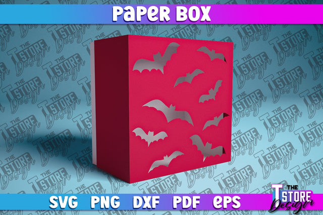 Paper Box SVG | Paper Cut SVG | Home Design SVG The T Store Design 