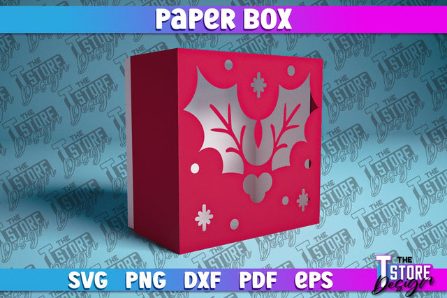 Paper Box SVG | Paper Cut SVG | Home Design SVG The T Store Design 