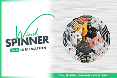 Paper Cat Faces in Various Colors with Whiskers and Smiling Expressions Sublimation Regulrcrative 