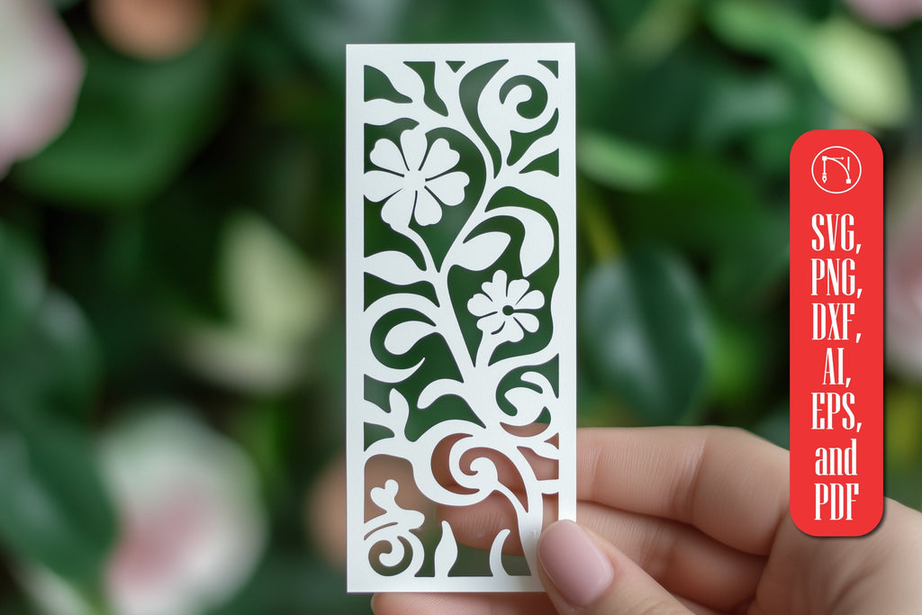 Paper Cut Bookmark SVG Cut File - So Fontsy