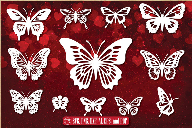 Paper Cut Butterfly SVG Bundle SVG MD JOYNAL ABDIN 