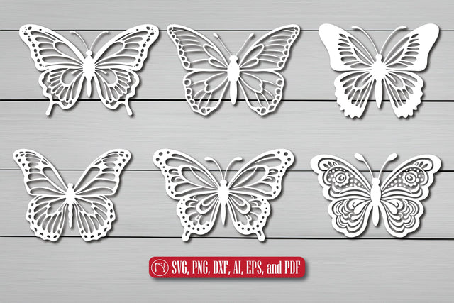 Paper Cut Butterfly SVG Bundle SVG MD JOYNAL ABDIN 